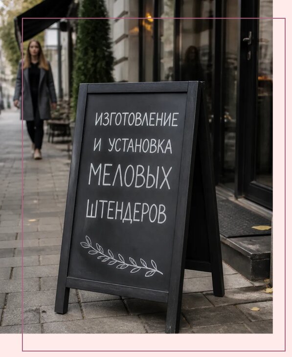 Меловые штендеры в Светлограде по цене от 6603 р. | Аванза-Свт